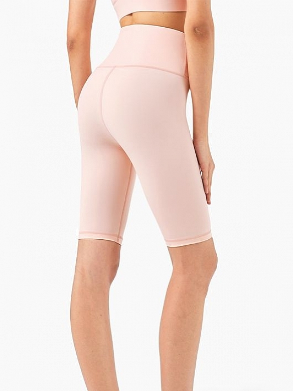 Damen Hohe elastische High Waist Shaping-Laufshorts FH023