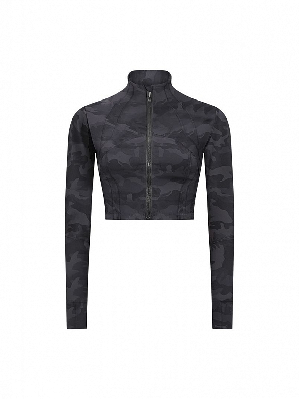 Damen Cropped Sportjacke Kurze Sportjacke FT033