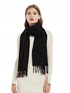 Damen Kaschmirschal mit Fransen AF001