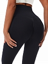 Damen Push Up Sporttights mit Hoher Taille Leggings mit Haken-Reihen FH227