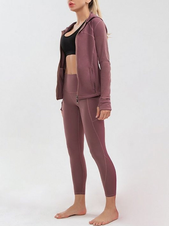 Damen Sportjacke mit Kapuze FT018