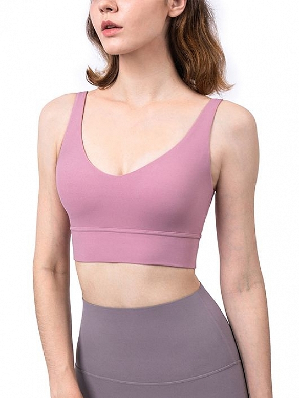 Damen High Support Yoga Top Sport-BH FT006