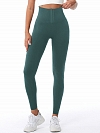 Damen Push Up Sporttights mit Hoher Taille Leggings mit Haken-Reihen FH227