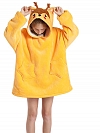 Kinder Gemusterte Oversized Hoodie FT054