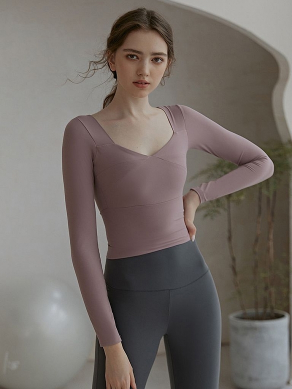 Damen Sportshirt Yoga-Top FT035