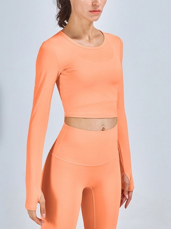 Damen Cropped Sportshirt FT030