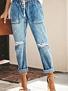 Damen Jeans mit Destroyed-Details FH171