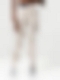 Damen Atmungsaktive Yogahose mit Hoher Taille Sporttights FH225