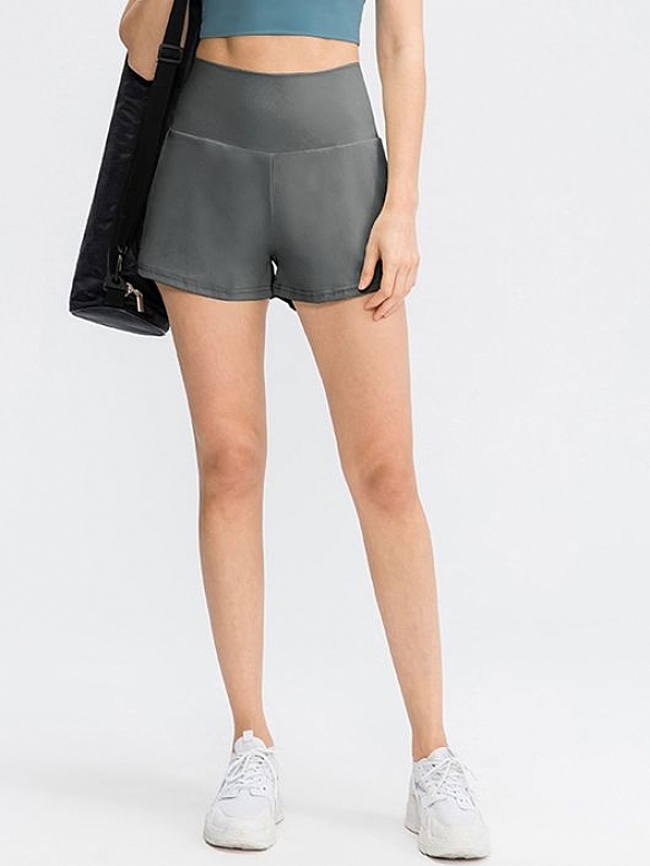 Damen Kurze Yogahose Schnelltrocknende Sportshorts FH020