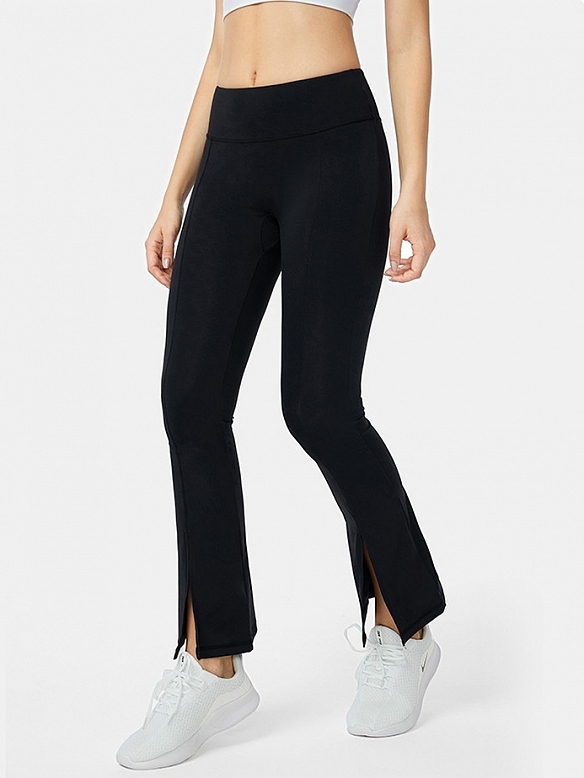 Damen Ausgestellte Sporthose mit Schlitzen FH232