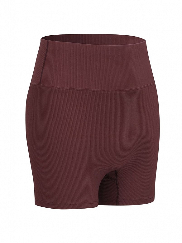 Damen Seamless High Waist Hotpants Shorts FH021