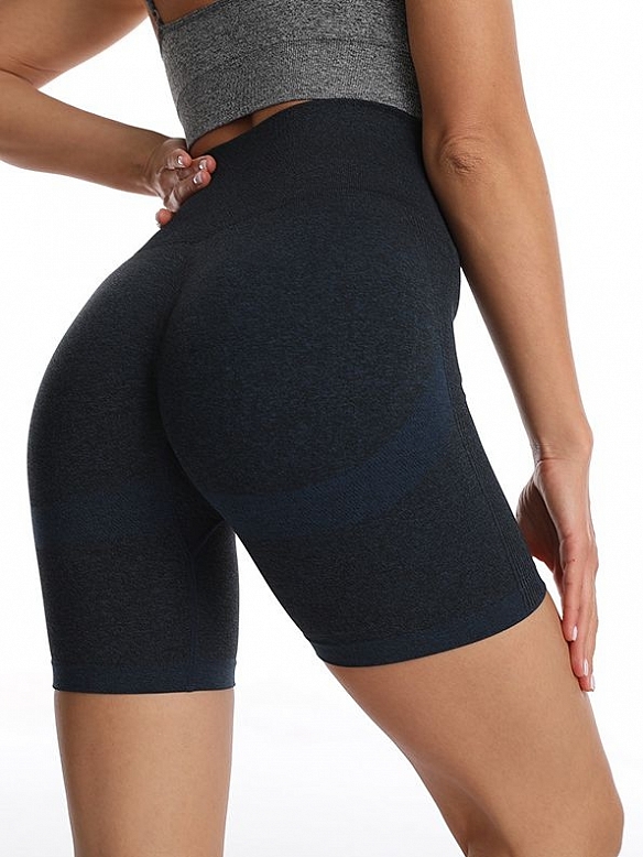 Damen Seamless Shaping-Sportshorts Kurze Yogahose FH105