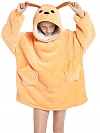 Kinder Gemusterte Oversized Hoodie FT054