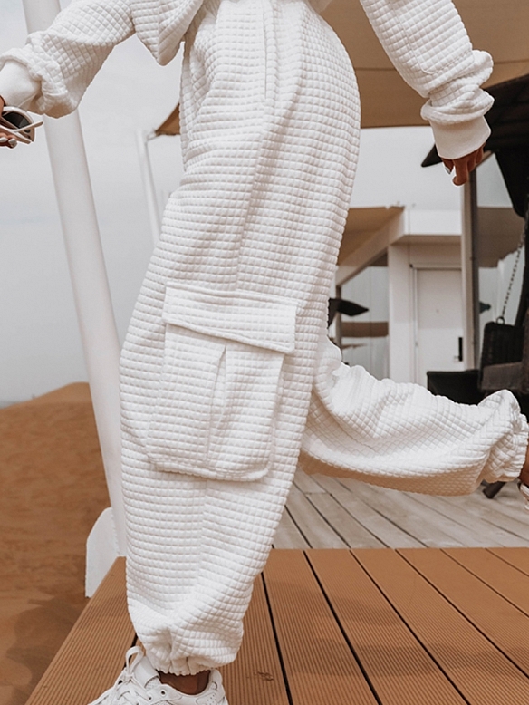 Damen Sport Set Sweatshirt und Sporthose FA023