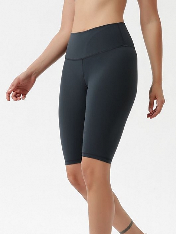 Damen Atmungsaktive Kurze Yogahose Shaping-Sportshorts FH031