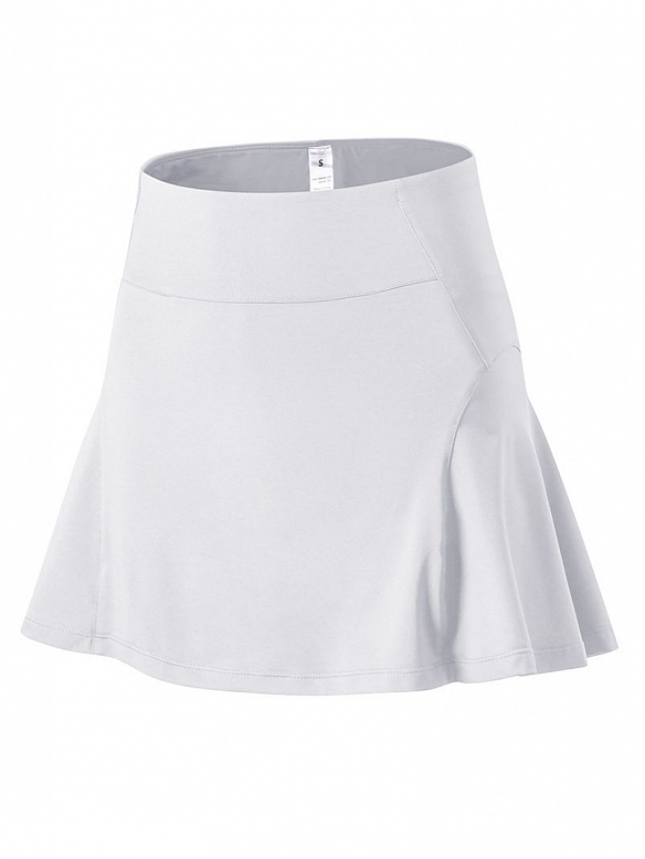 Damen High Waist Sport Rock mit Tights Tennis Hosenrock FH038