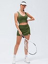 Damen Sport-Set Sport-BH und Tennis Hosenrock FA026