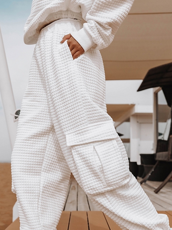 Damen Sport Set Sweatshirt und Sporthose FA023