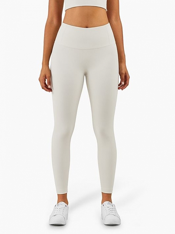 Damen Gerippte Atmungsaktive Shaping-Tights Yogahose FH016