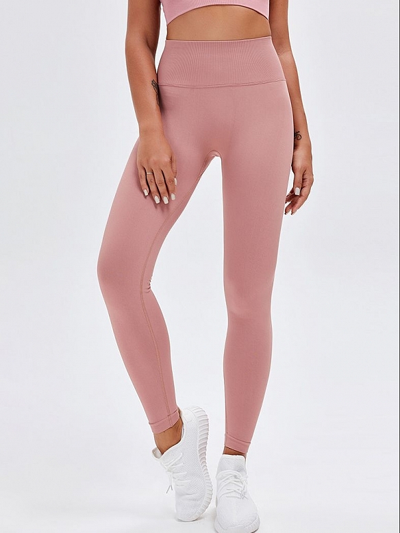 Damen Nahtlose Push Up Sporttights Leggings FH062