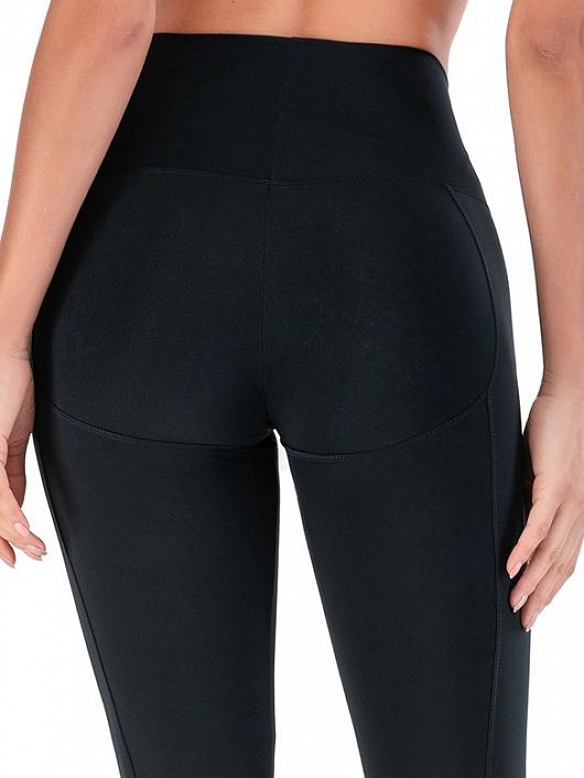 Damen Hohe elastische Sporttights Leggings FH050