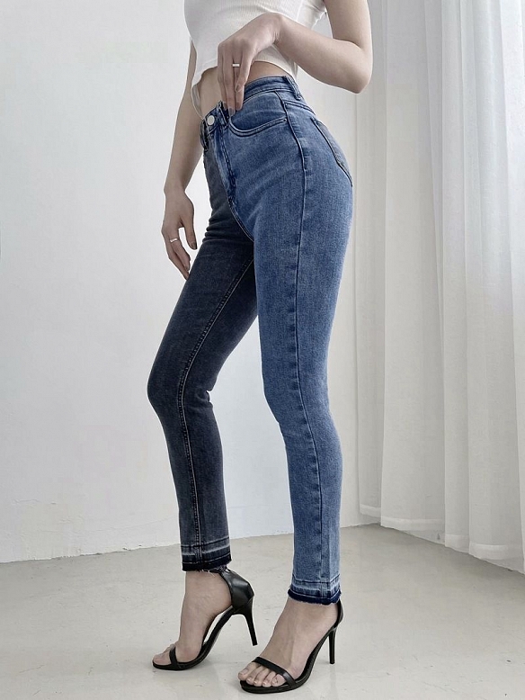 Damen Super Skinny High Jeans FH067