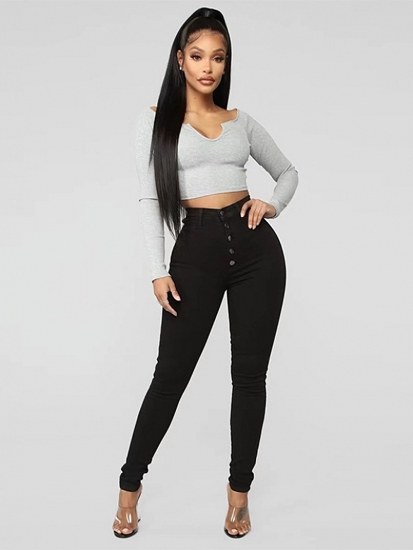 Damen Skinny High Jeans FH127