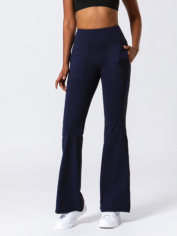 Damen Ausgestellte Yogahose mit Hoher Taille FH207