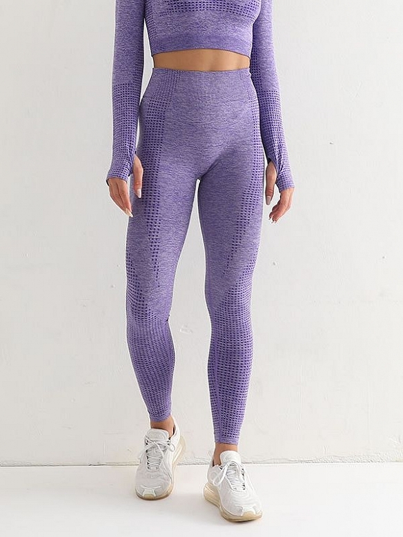 Damen High Waist Push Up Laufhose Sport-Leggings FH071