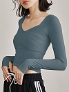 Damen Sportshirt Yoga-Top FT035