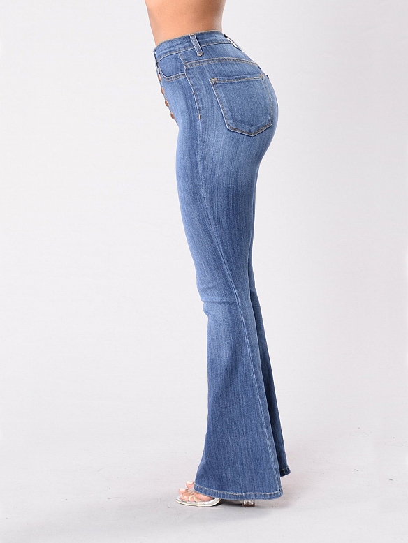 Damen Flare High Waist Jeans FH110