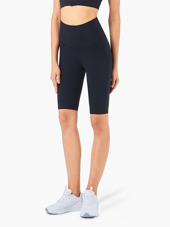 Damen Hohe elastische High Waist Shaping-Laufshorts FH023