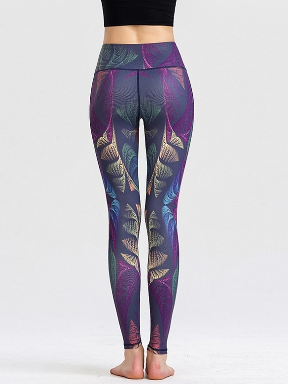 Damen Gemusterte Leggings Yogahose FH160