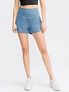 Damen Kurze Yogahose Schnelltrocknende Sportshorts FH020