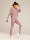 Damen 3-teiliges Sport-Set Sport BH Leggings und Hoodie FA018