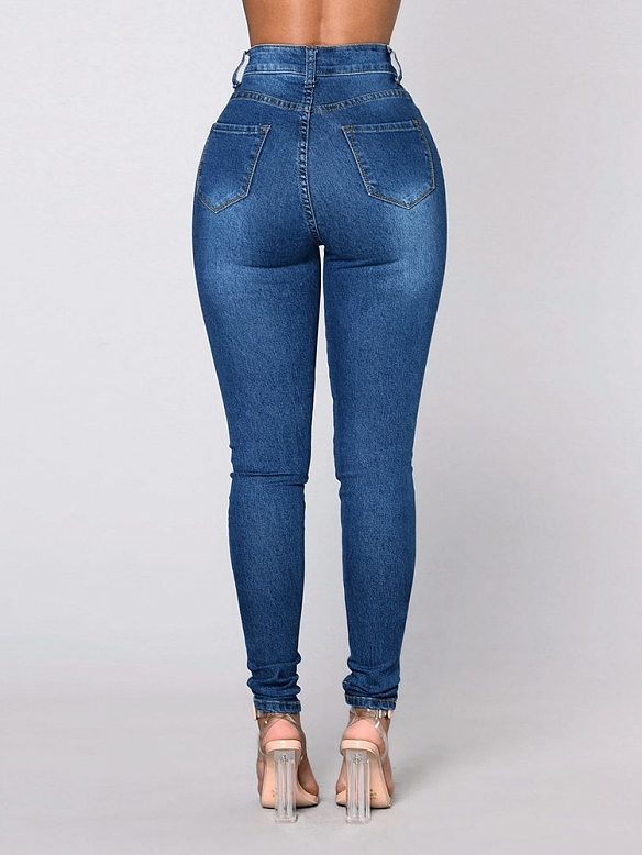 Damen Skinny High Jeans FH098