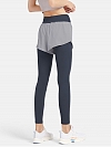 Damen Zweilagige Yogahose Shaping-Sporttights FH107
