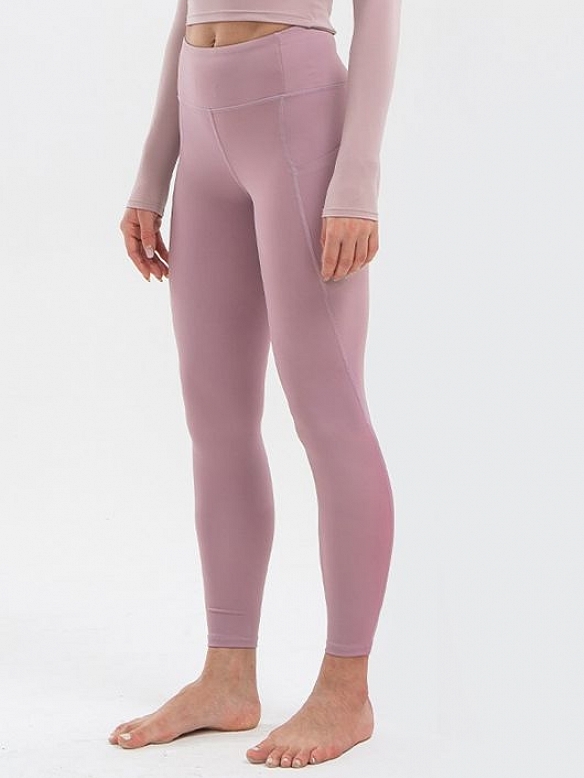 Damen Atmungsaktive Push Up Sporttights mit hohem Bund FH007