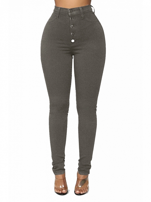 Damen Skinny High Jeans FH127