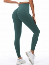 Damen Push Up Sporttights mit Hoher Taille Leggings mit Haken-Reihen FH227