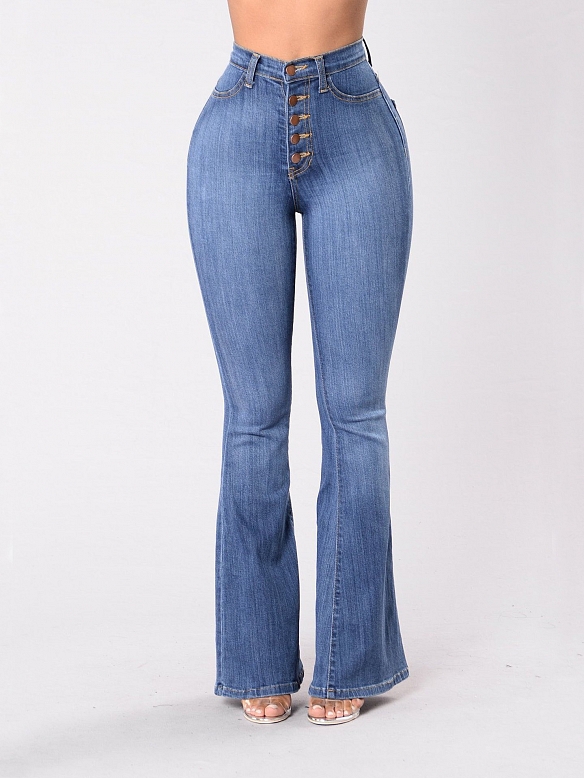 Damen Flare High Waist Jeans FH110