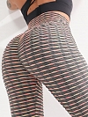 Damen Hohe elastische Gestrickte Leggings Yogahose FH083