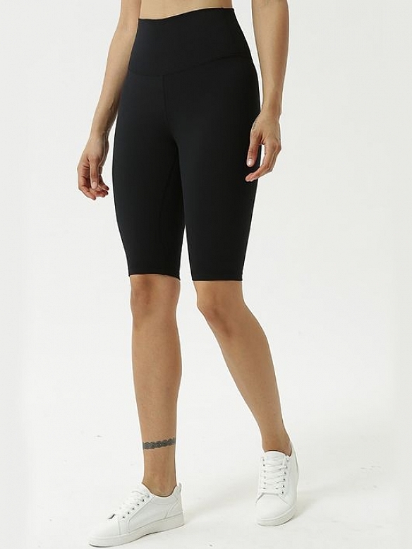 Damen Atmungsaktive Kurze Yogahose Shaping-Sportshorts FH031