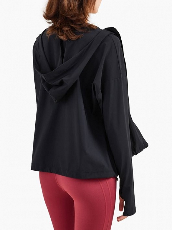 Damen Atmungsaktive Sportliche Kapuzenjacke FT013