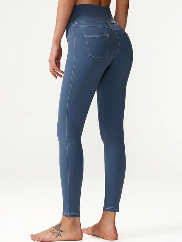 Damen High Waist Jeans-Leggings FH042