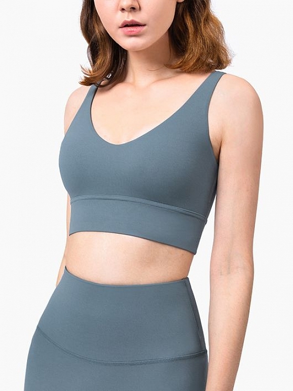 Damen High Support Yoga Top Sport-BH FT006