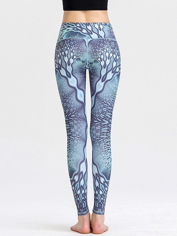 Damen Gemusterte Leggings Yogahose FH160