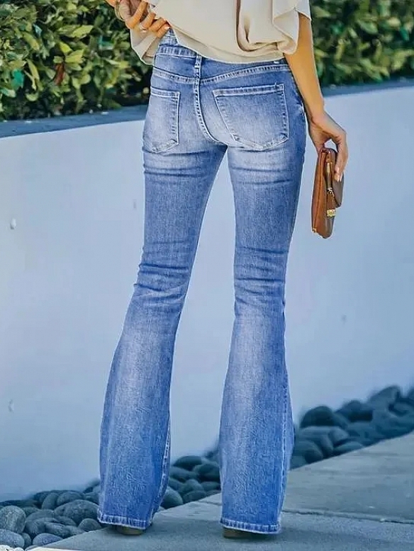 Damen Flare Jeans FH224
