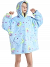 Kinder Gemusterte Oversized Hoodie FT054