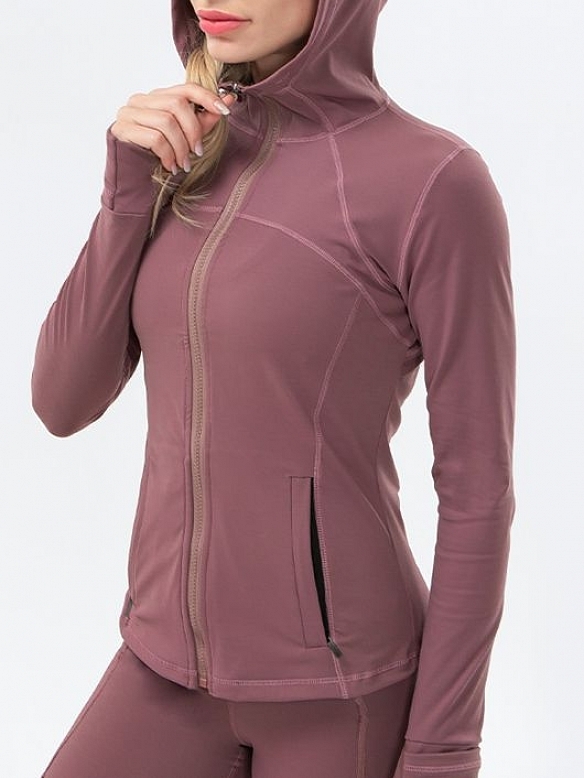 Damen Sportjacke mit Kapuze FT018